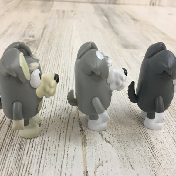 Bluey The Terriers 3 Pack School Friends Jo Dan Adam Figure Triplets Scottish - Picture 8 of 13
